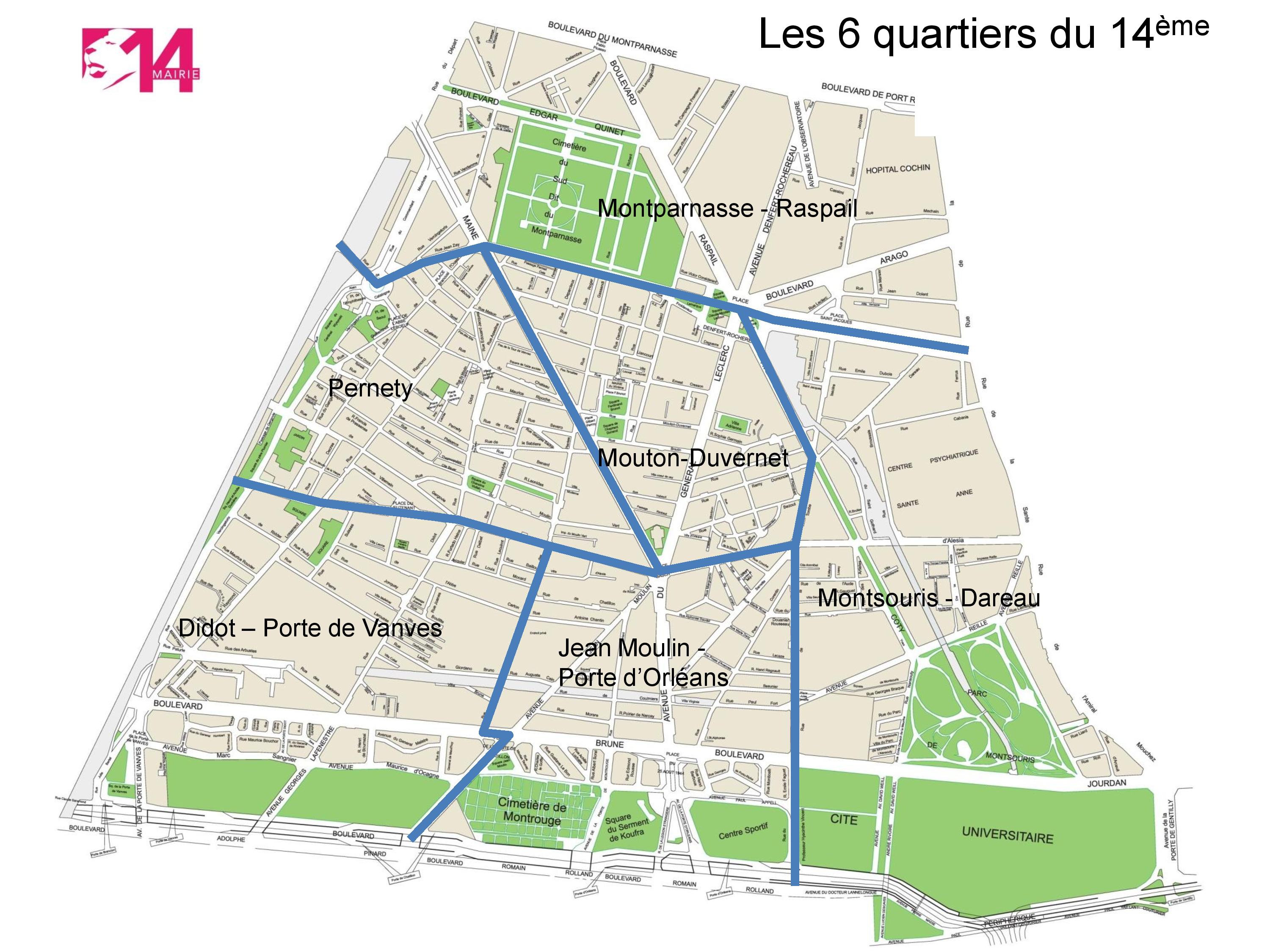 Plan De Reunion Quartier Paris 16eme - Marcus Reid